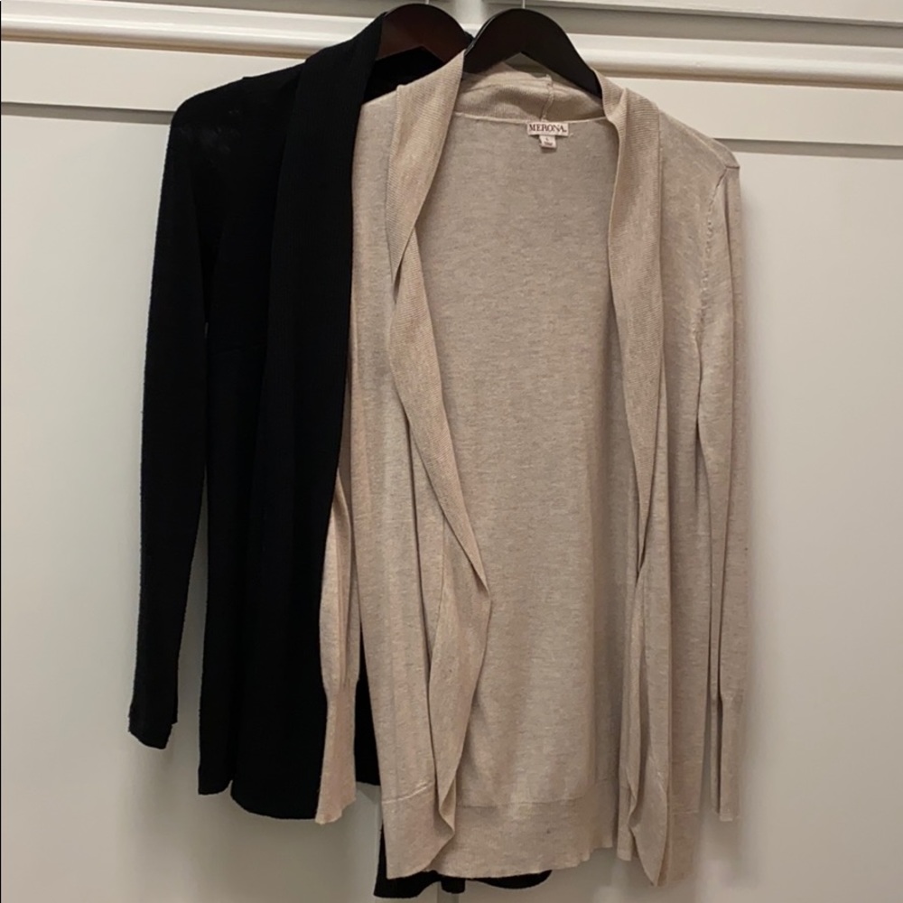 Set of 2 lightweight cardigans